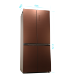 Import Huari BCD-461WDEH no frost frequency cross door refrigerator from chinese wholesale supplier and manufacturer