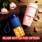 Import Cordless Glass bottle USB Rechargeable battery Portable Blender from chinese wholesale supplier and manufacturer