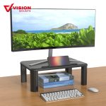 Import Height Adjustable Computer Monitor Stacked Desk Riser | Tabletop Smart Stand with Storage Drawer from chinese wholesale supplier and manufacturer