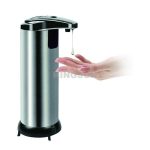 Import Motion sensor stainless steel liquid soap dispenser with waterproof base 220ml from chinese wholesale supplier and manufacturer