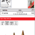 Import 3PCS STEP DRILLS from chinese wholesale supplier and manufacturer