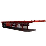 Import 2 axle 40ft flatbed container semi trailer from chinese wholesale supplier and manufacturer
