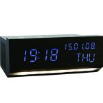Import wooden alarm clock with wireless charger and bluetooth speaker from chinese wholesale supplier and manufacturer