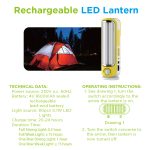 Import Rechargeable LED Lantern from chinese wholesale supplier and manufacturer