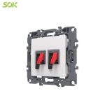 Import Double Audio Power Socket from chinese wholesale supplier and manufacturer