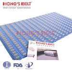 Import HONGSBELT HS-3800-3C Roller top modular plastic conveyor belt for sorting conveyors from chinese wholesale supplier and manufacturer