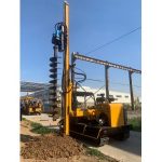 Import Highway Guardrail Solar Hydraulic Crawler Ground Screw Machine from chinese wholesale supplier and manufacturer