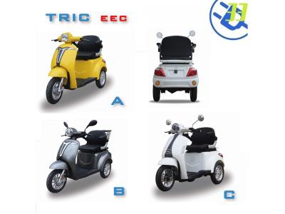 Import electric Trike tricyle scooter e motorcycle EEC EURO5 COC 3 wheel (Tric) EV-33 from chinese wholesale supplier and manufacturer