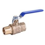 Import 600 WOG Full Port Brass or Low-Lead MxF Brass Ball Valve with lever handle from chinese wholesale supplier and manufacturer