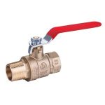 Import 600 WOG Full Port Brass or Low-Lead MxF Brass Ball Valve with lever handle from chinese wholesale supplier and manufacturer