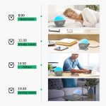 Import 8 nature sounds 7 colorful changing digital gift promotional table alarm clock from chinese wholesale supplier and manufacturer