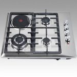 Import Sabaf burner high quality stainless steel gas hob 4 burner from chinese wholesale supplier and manufacturer