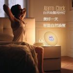 Import sunrise sunset 6 colors FM radio brightness control wake up alarm clock from chinese wholesale supplier and manufacturer