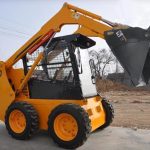 Import New Construction Equipment 700 Mini Front End Skid Steer Wheel Loader for Sale from chinese wholesale supplier and manufacturer