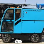 Import Electric Sweeper Cleaning Machine Street Sweeper With fog cannon Five brush head broom swe from chinese wholesale supplier and manufacturer