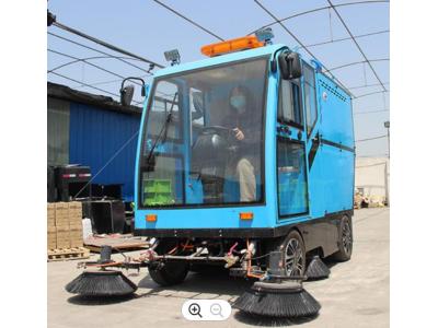 Import Electric Sweeper Cleaning Machine Street Sweeper With fog cannon Five brush head broom swe from chinese wholesale supplier and manufacturer