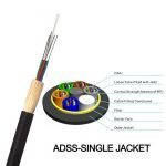 Import ADSS self support aerial outdoor fiber optic cable 2 4 6 8 12 24 48 64 96 144 core from chinese wholesale supplier and manufacturer