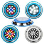 Import 24W IP68 12V RGB Pond Underwater Wall Mounted LED Swimming Pool Light from chinese wholesale supplier and manufacturer