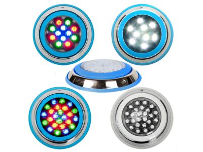 Import 24W IP68 12V RGB Pond Underwater Wall Mounted LED Swimming Pool Light from chinese wholesale supplier and manufacturer