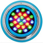 Import 24W IP68 12V RGB Pond Underwater Wall Mounted LED Swimming Pool Light from chinese wholesale supplier and manufacturer