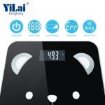 Import Yilai Factory OEM Electronic Scale 6mm tempered glass+ABS plastic Bluetooth Smart Scale from chinese wholesale supplier and manufacturer
