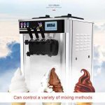Import Ice Cream Machine three flavor soft ice cream machine Milk Mix 20L/H soft ice cream machin from chinese wholesale supplier and manufacturer