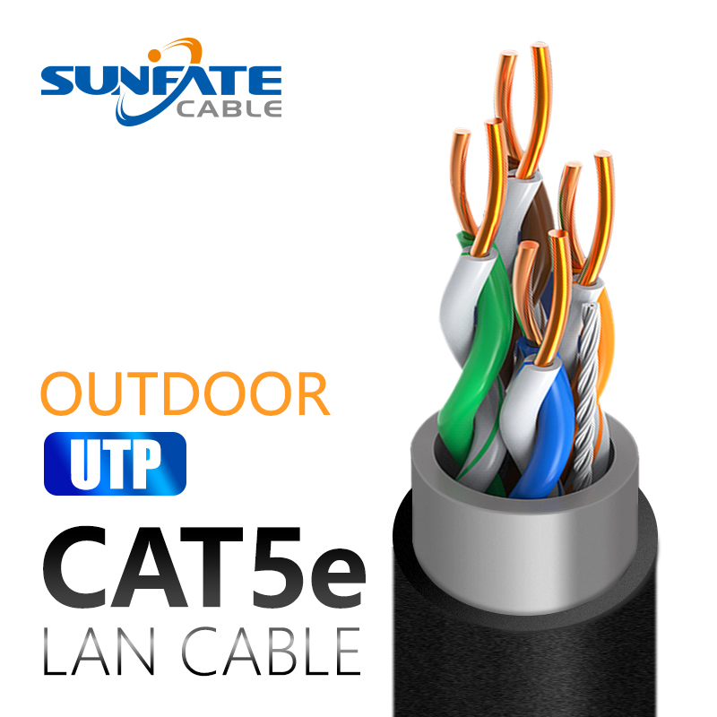 Import Lan Cable UTP CAT5e & UTP CAT6 (Outdoor) from chinese wholesale supplier and manufacturer