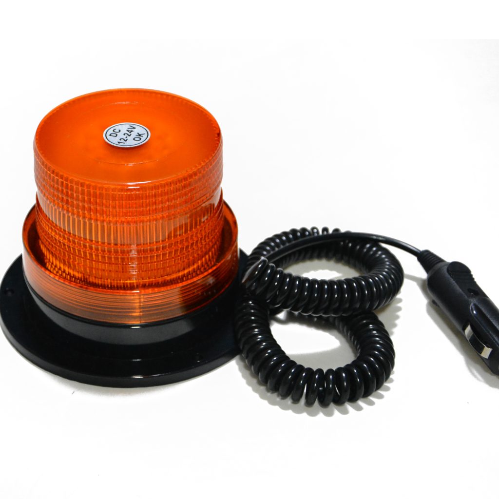 Import DC12-80V Amber LED forklift warning light SMD 5730 LED strobe flash and rotating light with Magnet from chinese wholesale supplier and manufacturer