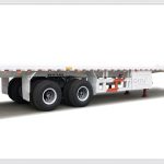 Import 2 axle 40ft flatbed container semi trailer from chinese wholesale supplier and manufacturer