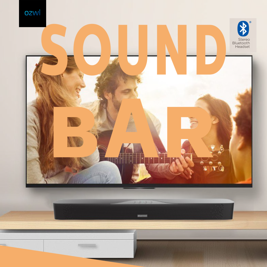 ozwi Bluetooth TV Speakers Soundbar