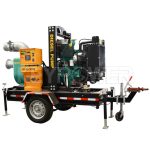 Import Keypower 8 Centrifugal Self-Priming Dewatering Sewage Diesel Pump Set with trailer from chinese wholesale supplier and manufacturer