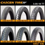 Import Motorcycle tire/tyre 3.00-18 、2.75-18、3.25-18、3.50-18、2.50-18 TT/TLCASCEN from chinese wholesale supplier and manufacturer