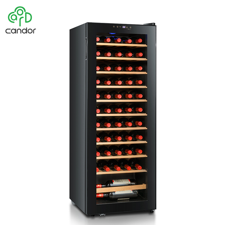 Import Factory wholesale 55 bottles compressor cooling display refrigerated wine cooler cellar refridge 2020 from chinese wholesale supplier and manufacturer
