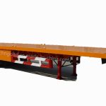 Import 2 axle 40ft flatbed container semi trailer from chinese wholesale supplier and manufacturer
