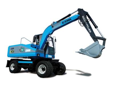 Import SOCMA Electric Wheel Excavator 0 Carbon Emission 8 Ton Construction Machinery from chinese wholesale supplier and manufacturer