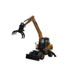 Import wheel excavator with wood grapple from chinese wholesale supplier and manufacturer
