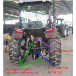 Import CE approved Chinese Brand 70 75 hp 4wd Farm Tractor With Cabin from chinese wholesale supplier and manufacturer