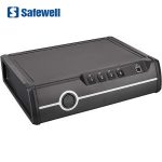 Import Safewell P2EF Portable Key Electronic Fingerprint Biometric Combination Hand Gun Safe Box from chinese wholesale supplier and manufacturer
