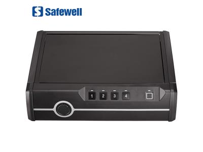 Import Safewell P2EF Portable Key Electronic Fingerprint Biometric Combination Hand Gun Safe Box from chinese wholesale supplier and manufacturer