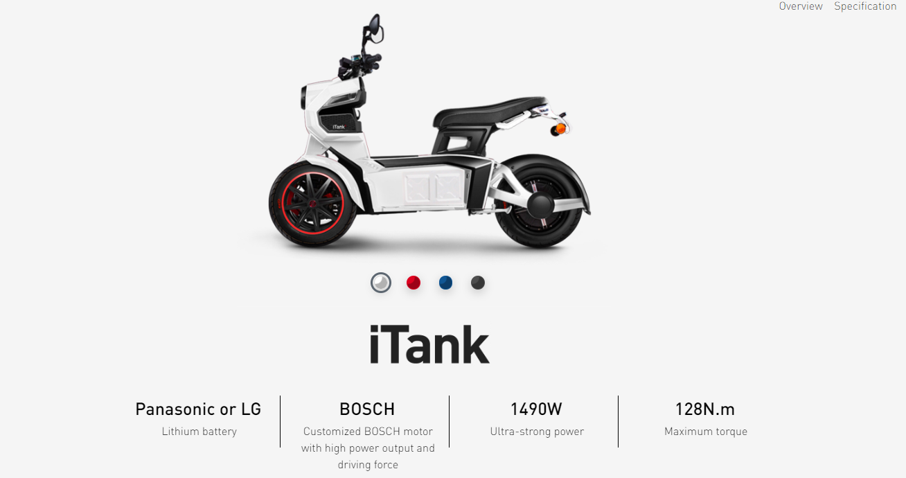 Import iTank E-scooter from chinese wholesale supplier and manufacturer