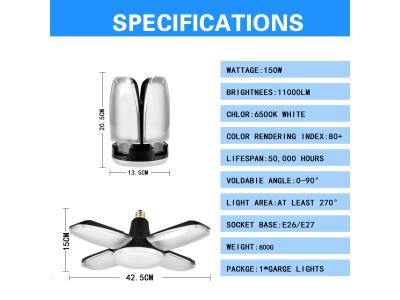 Import Deformable garage led light from chinese wholesale supplier and manufacturer