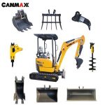 Import Canmax 3.5 Ton Mini Crawler Excavator Small Digger Ex9035 Price for Sale from chinese wholesale supplier and manufacturer