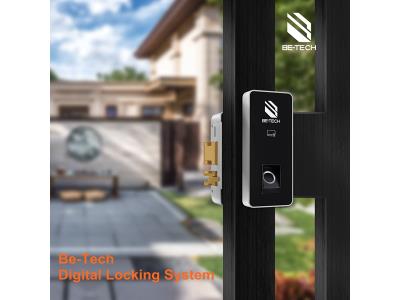 Import Fingerprint Lock RFID Door Lock Steel Door Timber Door Gate-Matte Black 0800FM from chinese wholesale supplier and manufacturer
