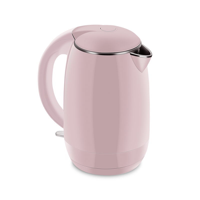 Import Oval Shape Pink Color Double Wall S/S 304 Electric Kettle National Design from chinese wholesale supplier and manufacturer