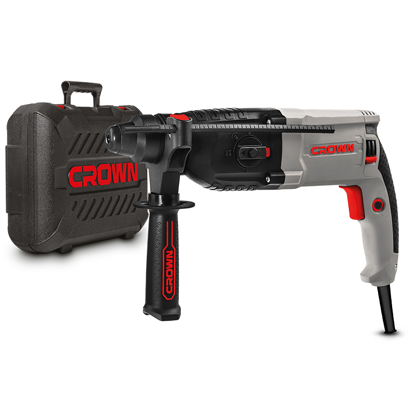 Import CROWN Rotary Hammer Drill SDS-PLUS Corded Power Tools CT18108 BMC from chinese wholesale supplier and manufacturer